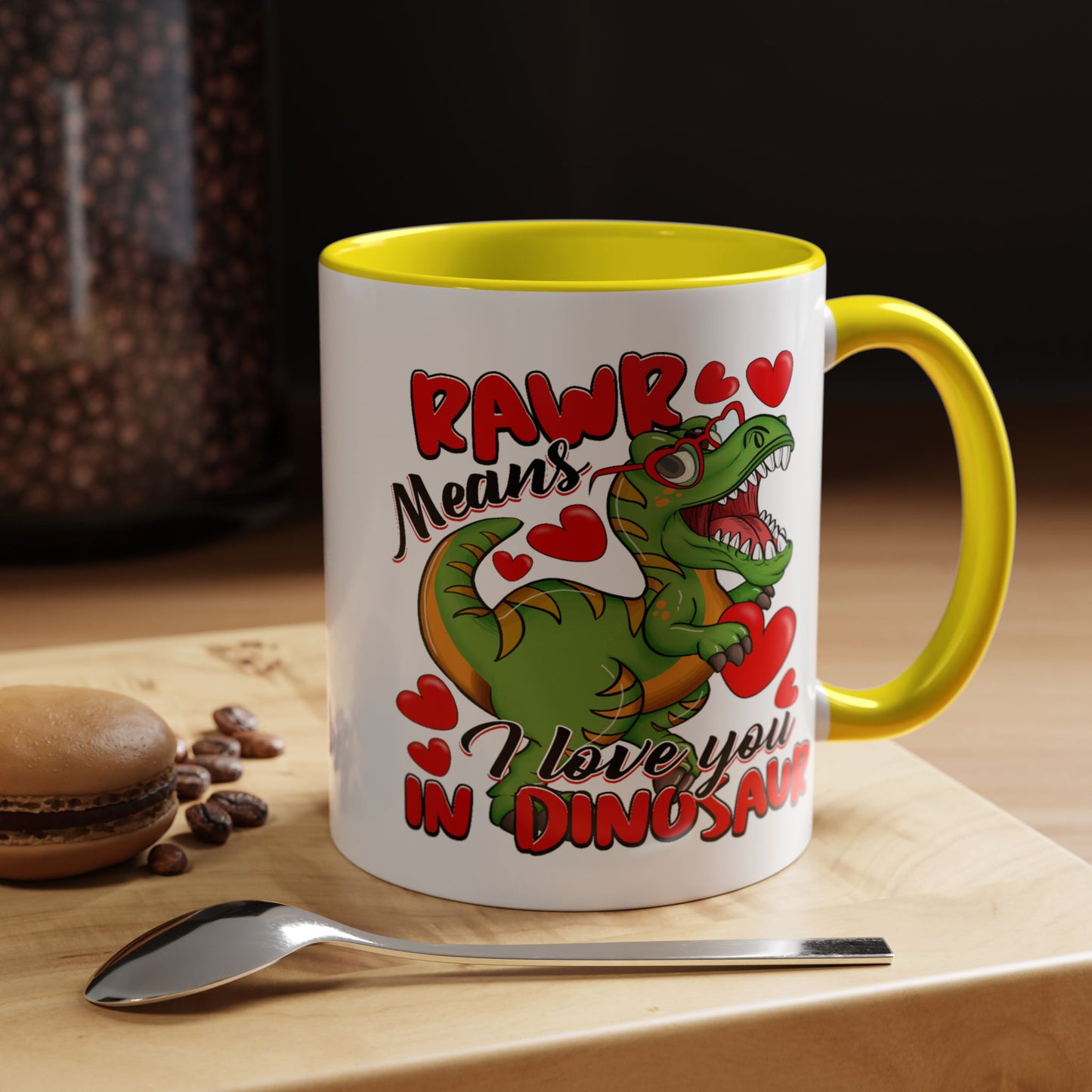 Anniversary Mug - Rawr Means I Love You