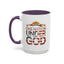 4th of July Mug - One Nation Under God Cross Flag