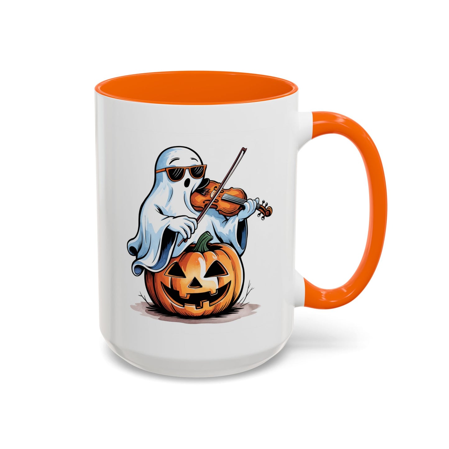 Halloween Mug - Violin Playing Ghost