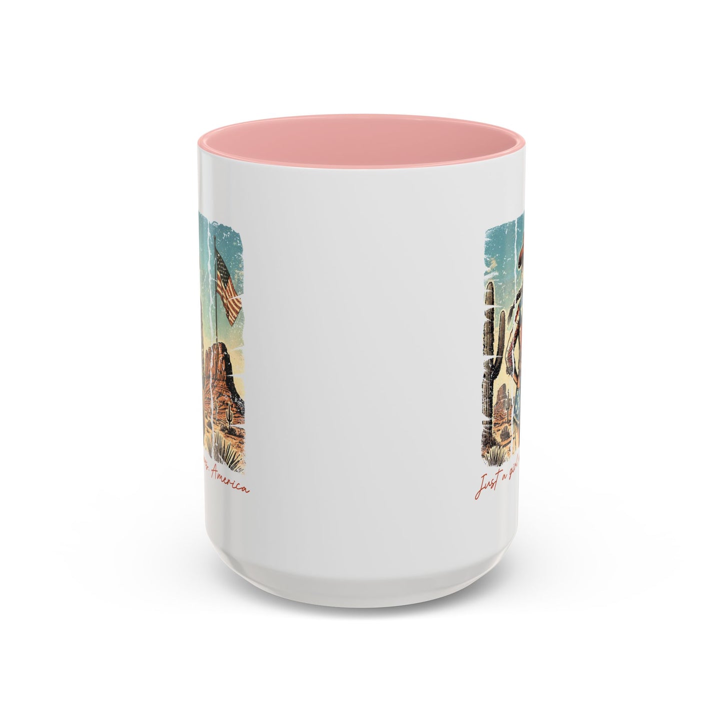 4th of July Mug - Just a Girl Who Loves America