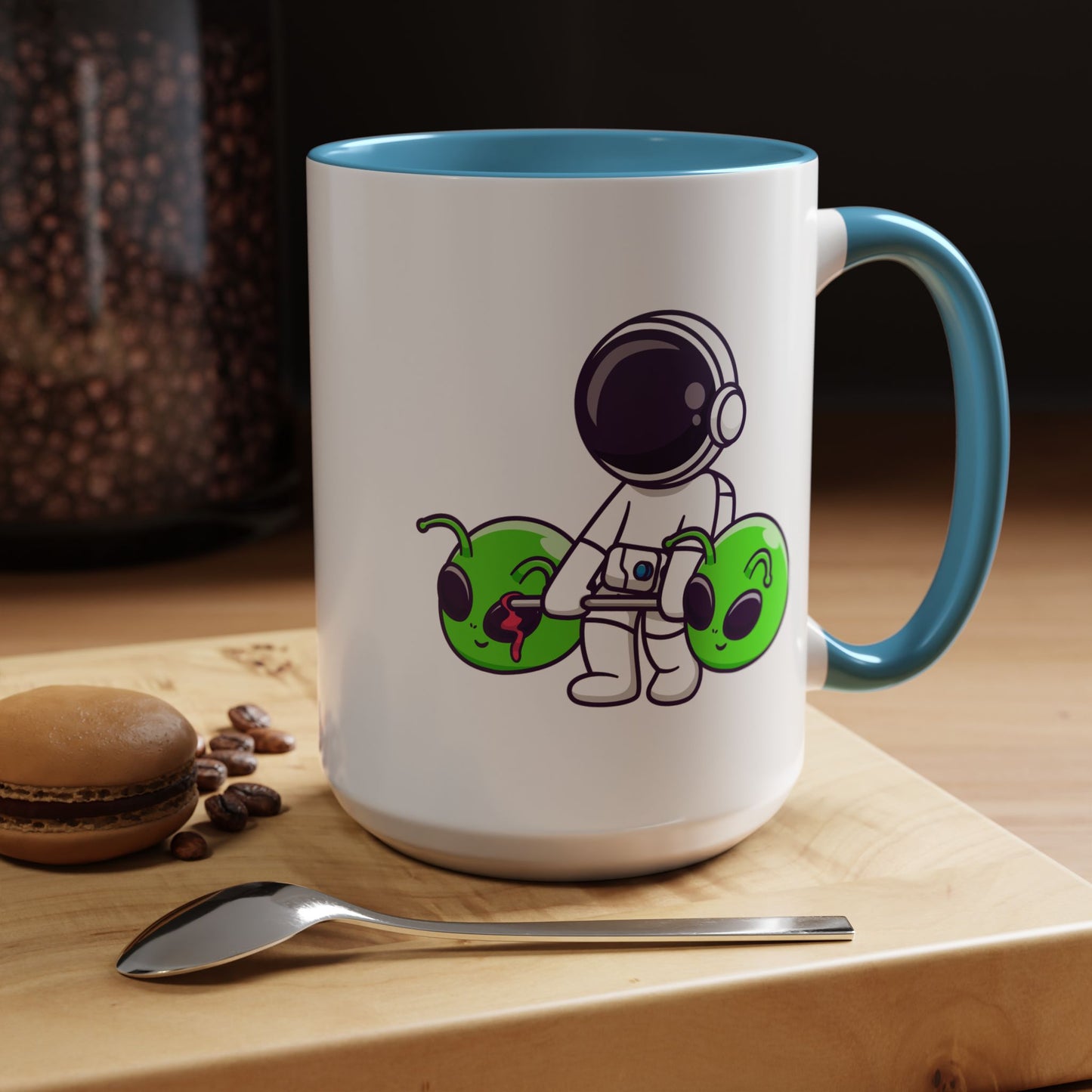 Alien Mug - Astronaut Lifting