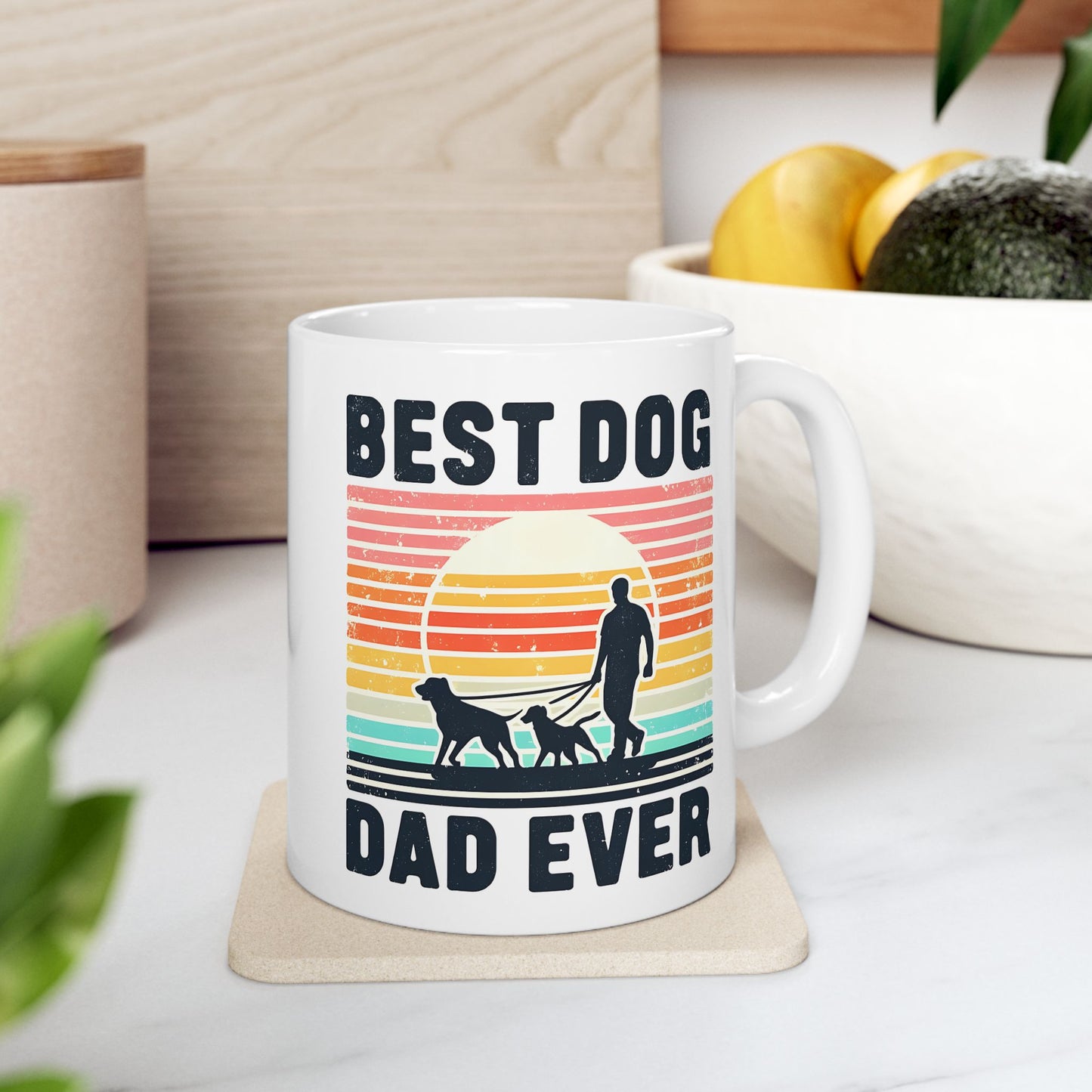 Animal Mug - Best Dog Dad Ever