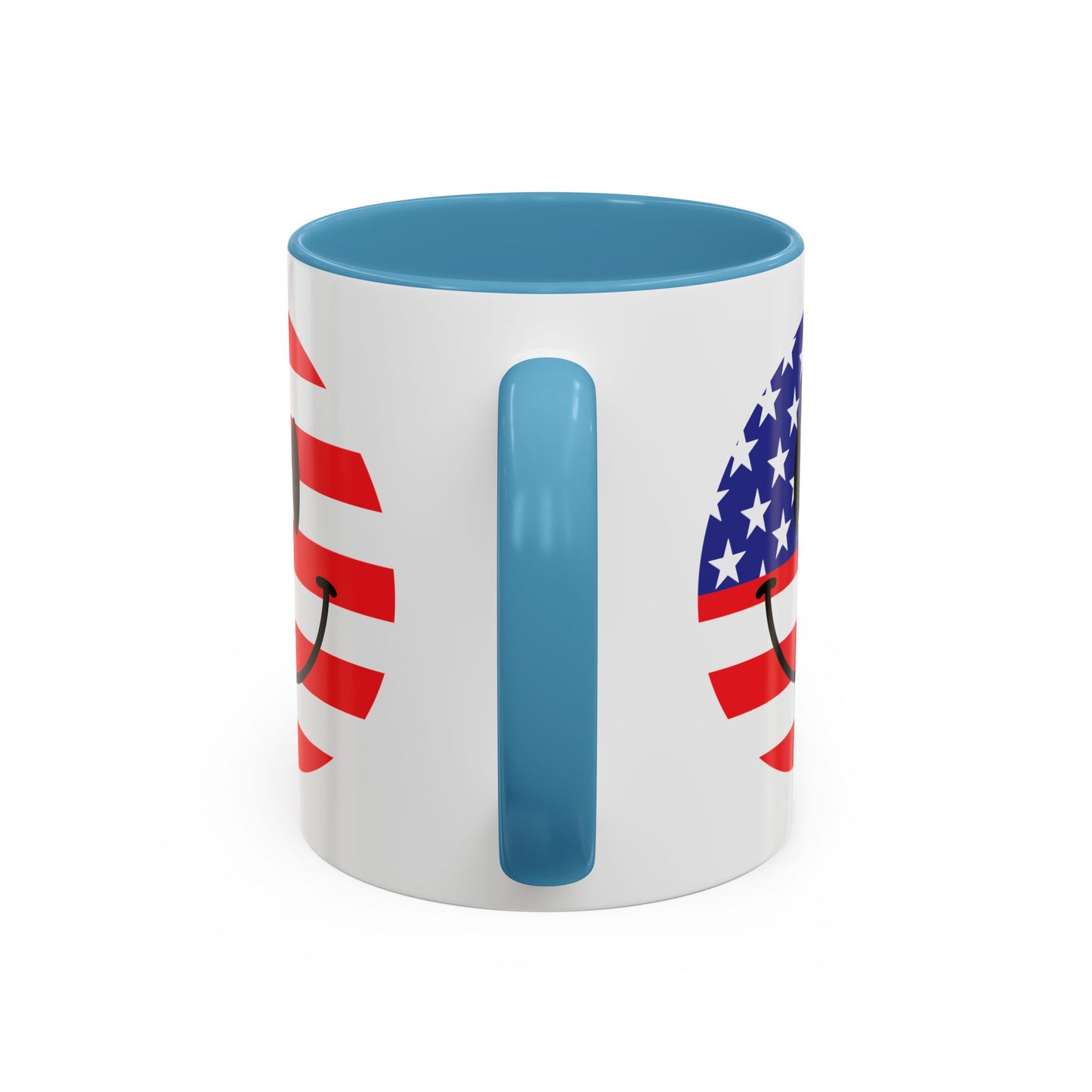 4th of July Mug - America Smiley Face