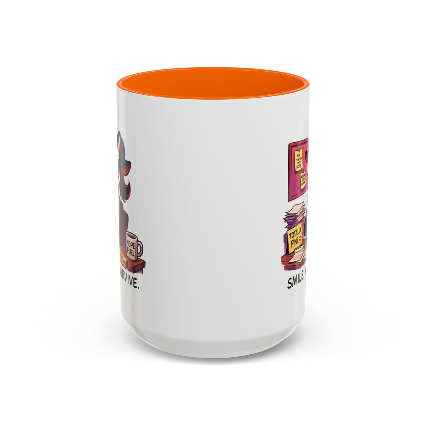 Office Mug - Smile Nod Survive