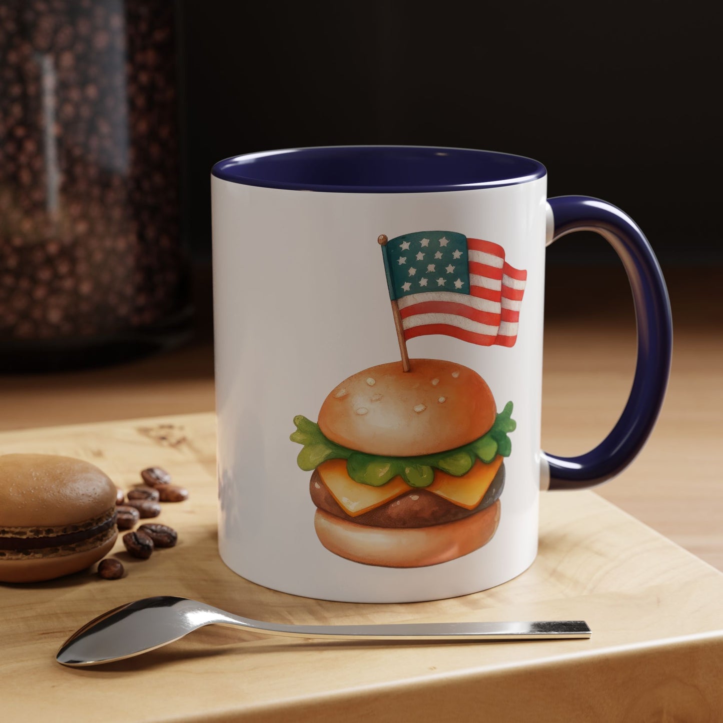 4th of July - Burger Flag