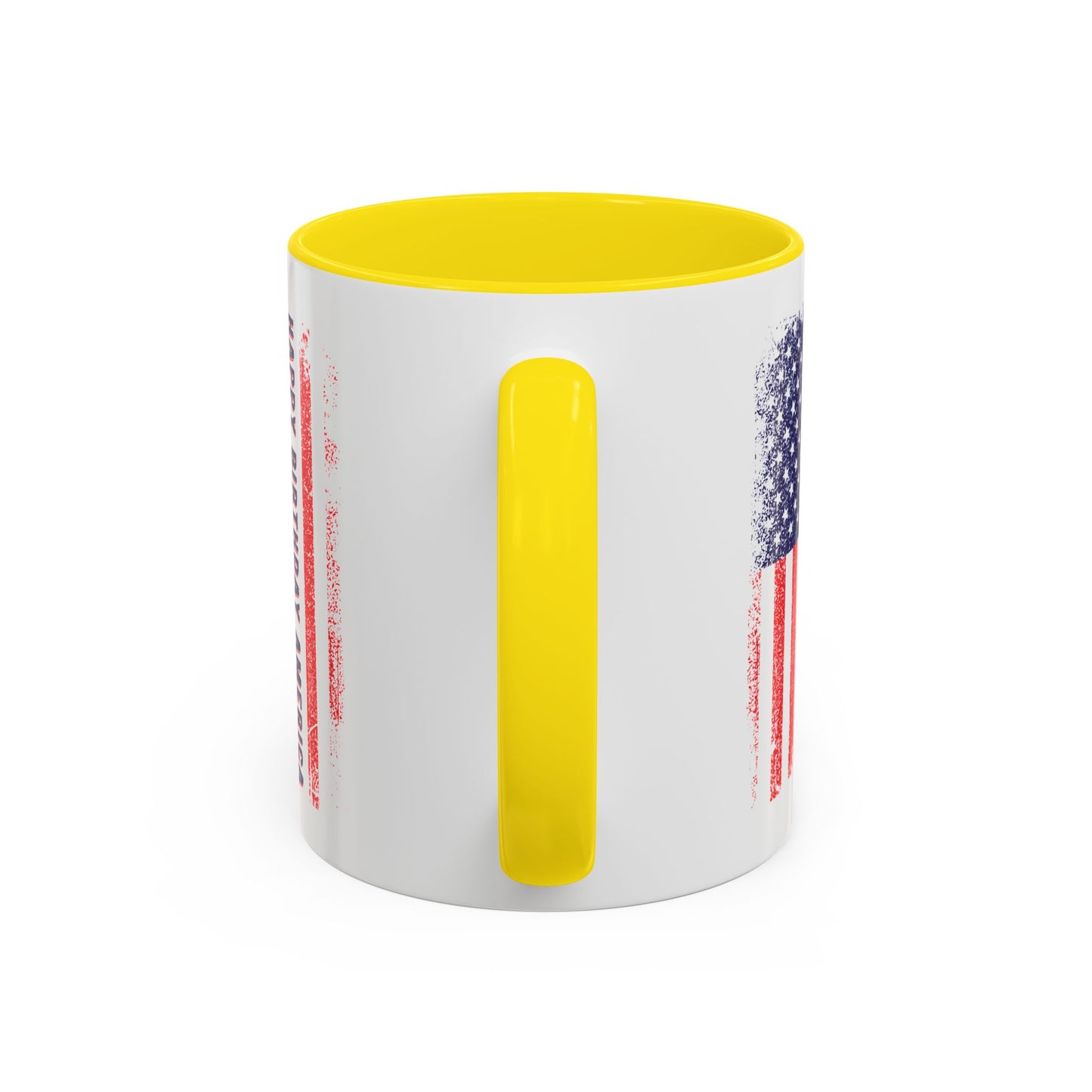 4th of July Mug - Happy Birthday America Flag