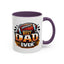 Father's Day Mug - Best Dad Ever Football