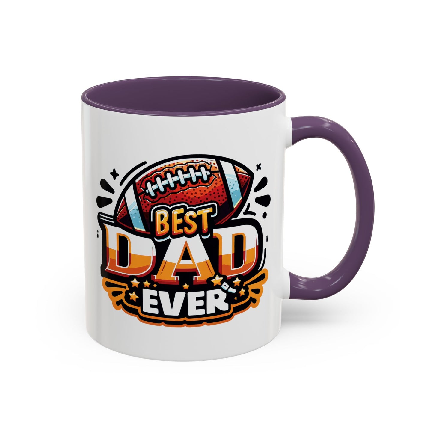 Father's Day Mug - Best Dad Ever Football
