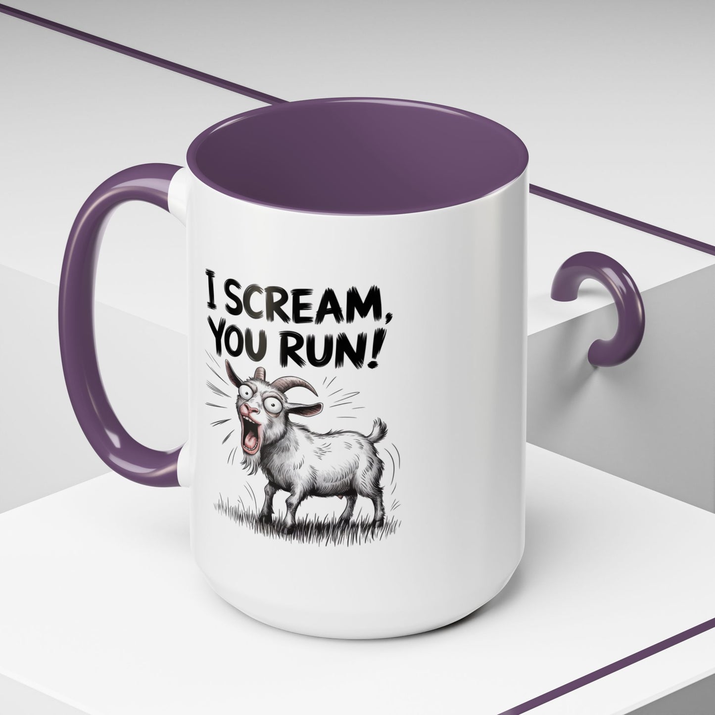 Humor Mug - I Scream, You Run