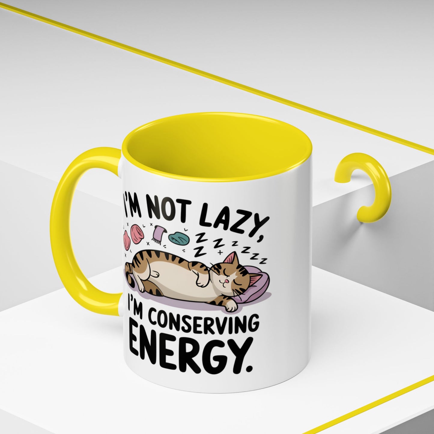 Animal Mug - I'm Not Lazy I'm Conserving Energy