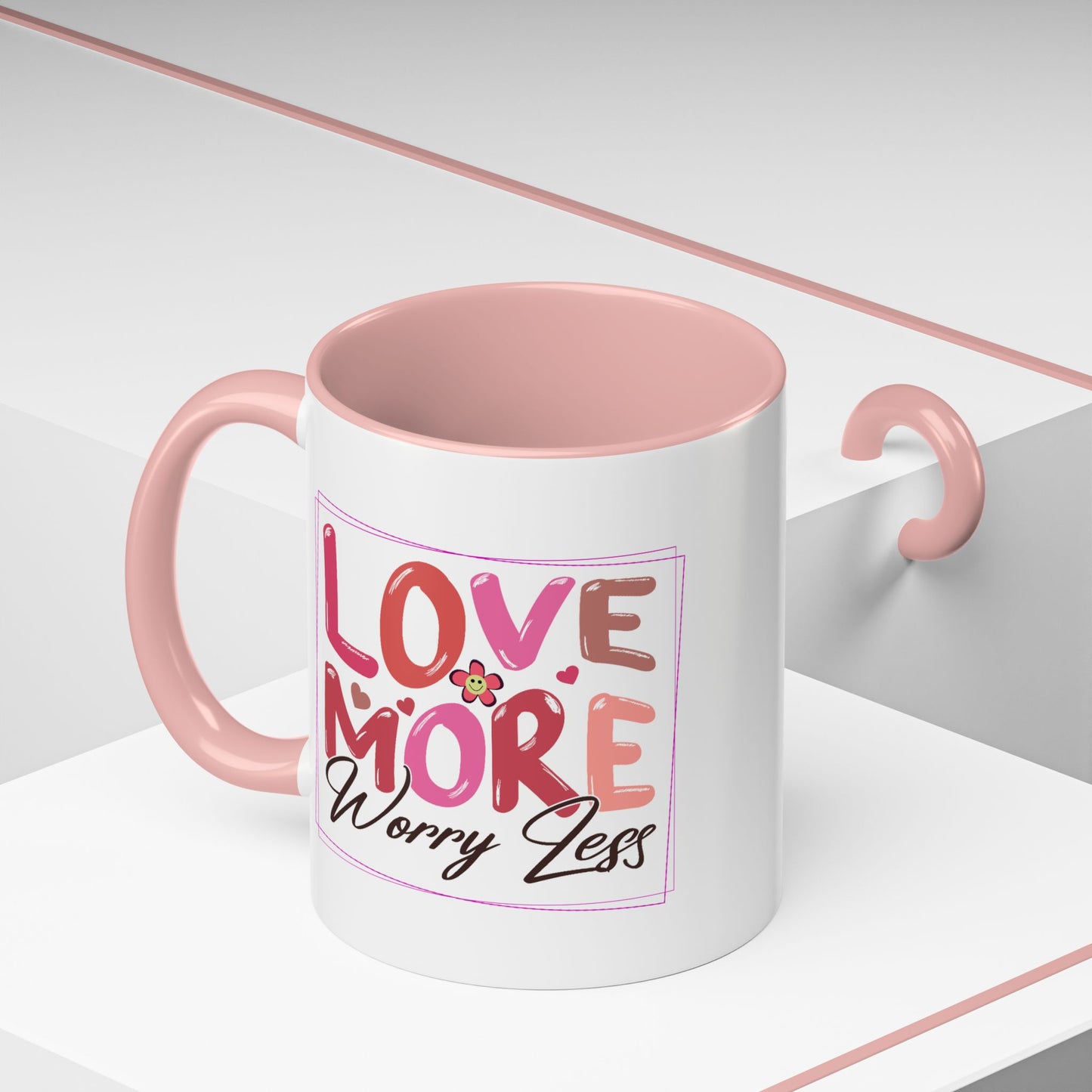 Wellness Mug - Love More Worry Less Frame