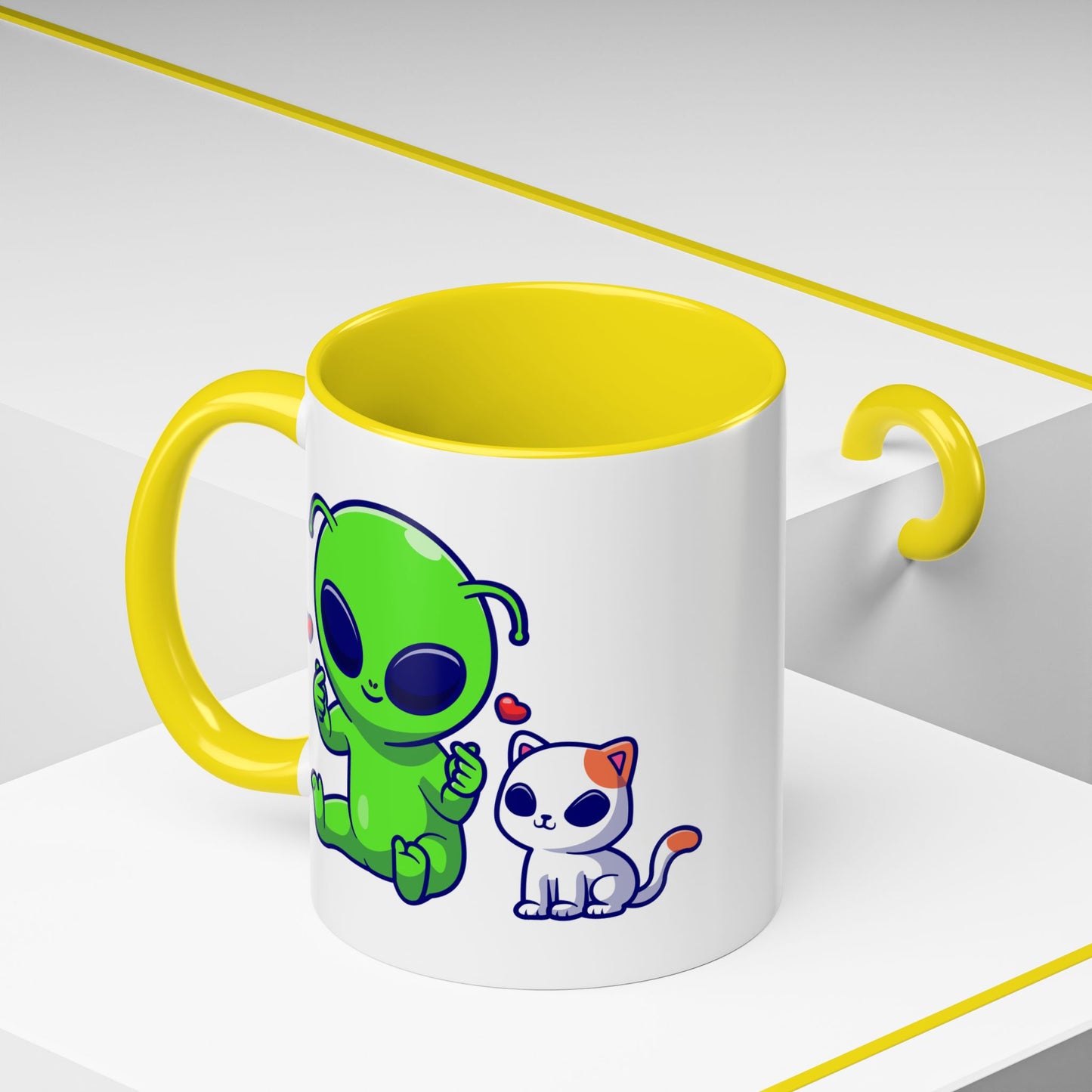 Alien Mug - Cute Alien Cat