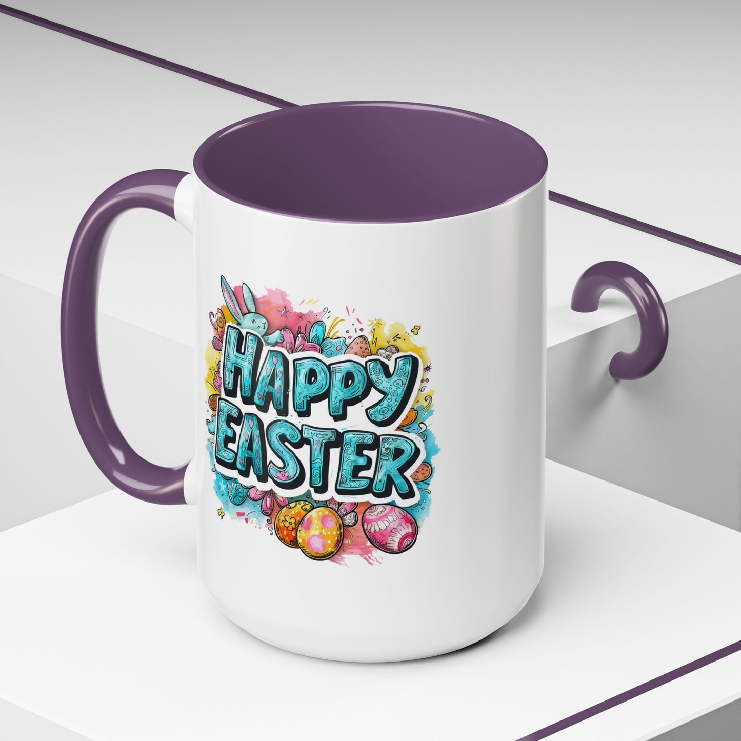 Easter Mug - Happy Easter Blue