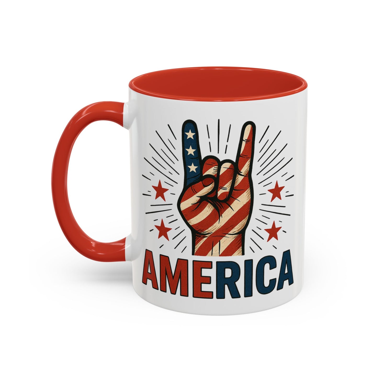 4th of July Mug - America Rock On