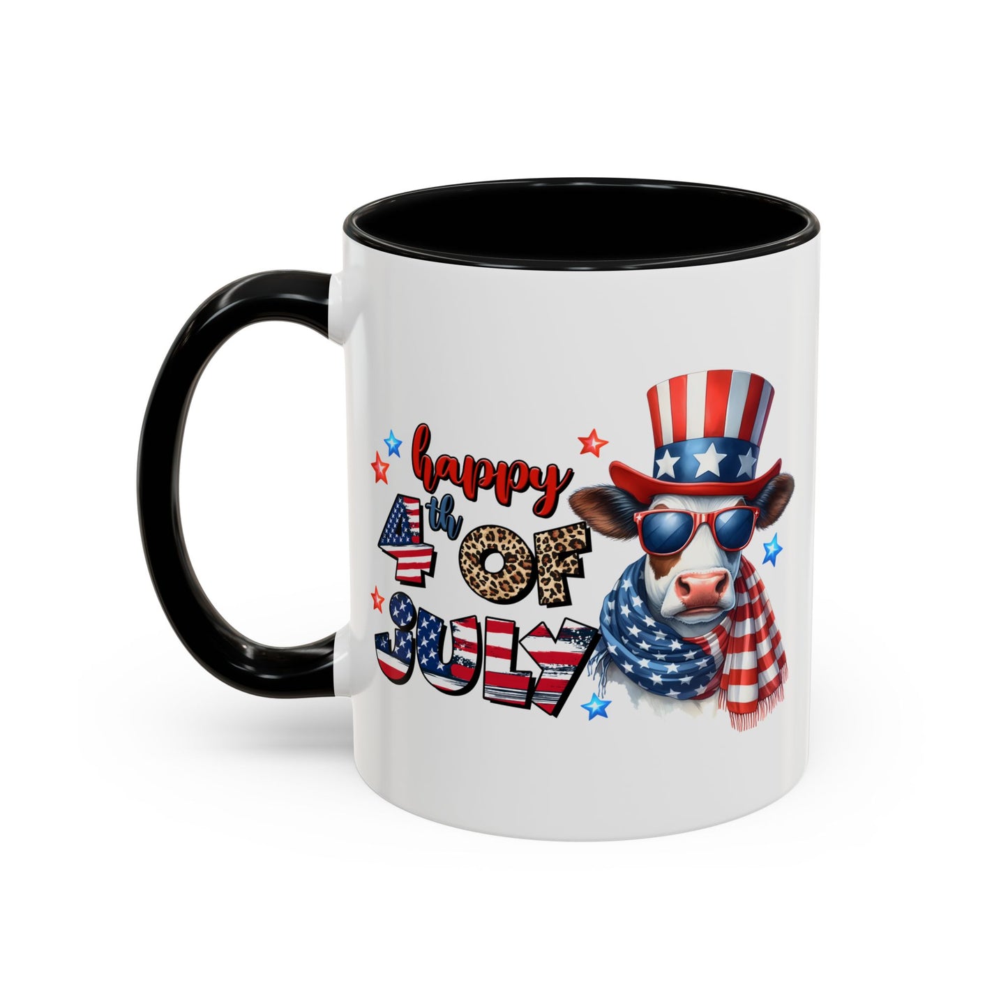 4th of July - Happy 4th of July Cool Cow