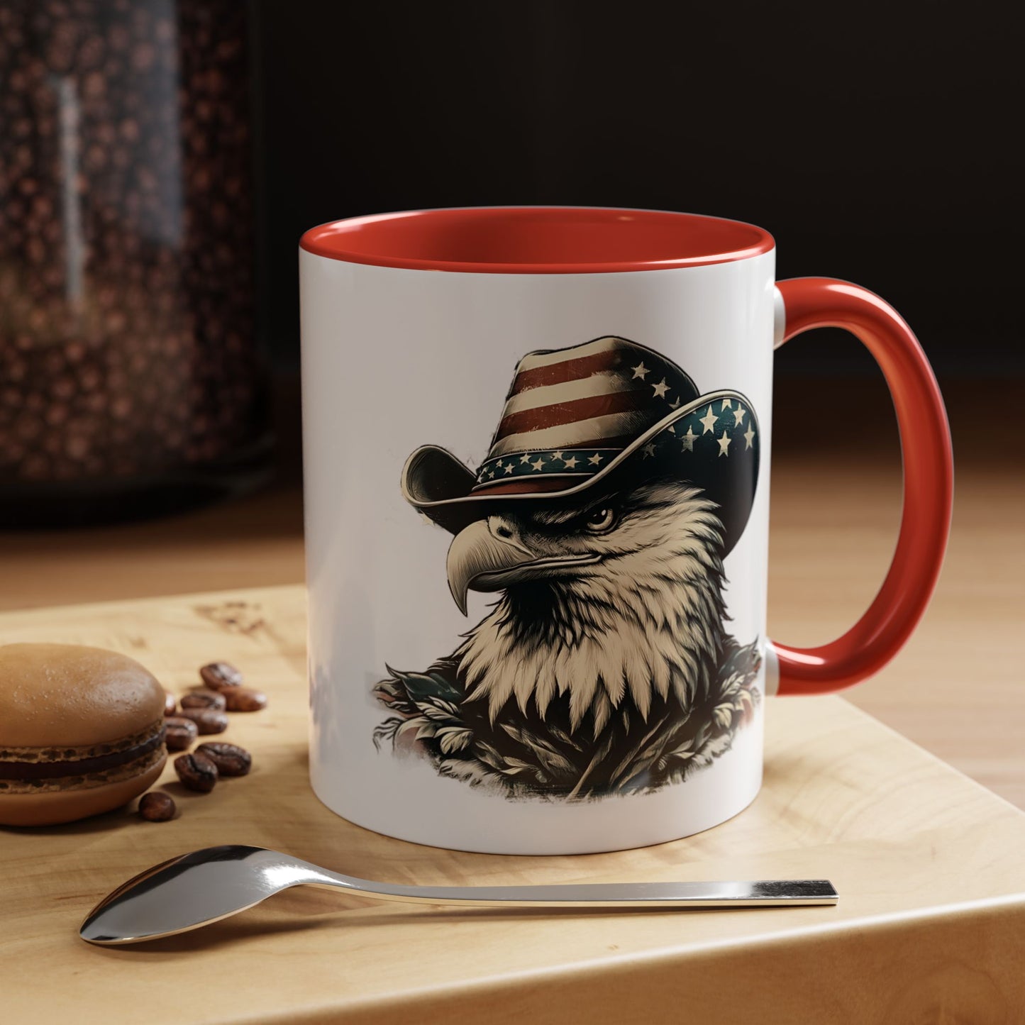 4th of July Mug - American Bald Eagle Flag 5