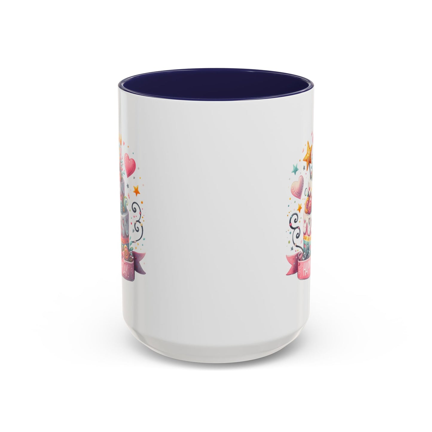 Birthday Mug - Happy Birthday Two Tiered Cake