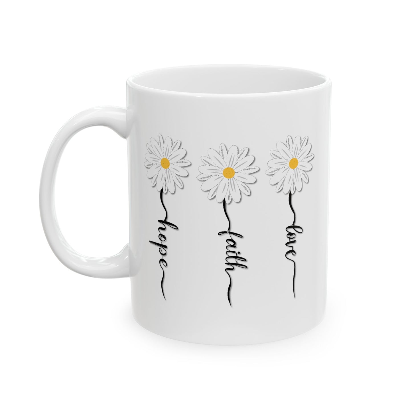 Religious Mug - Love Faith Hope