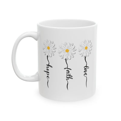 Religious Mug - Love Faith Hope