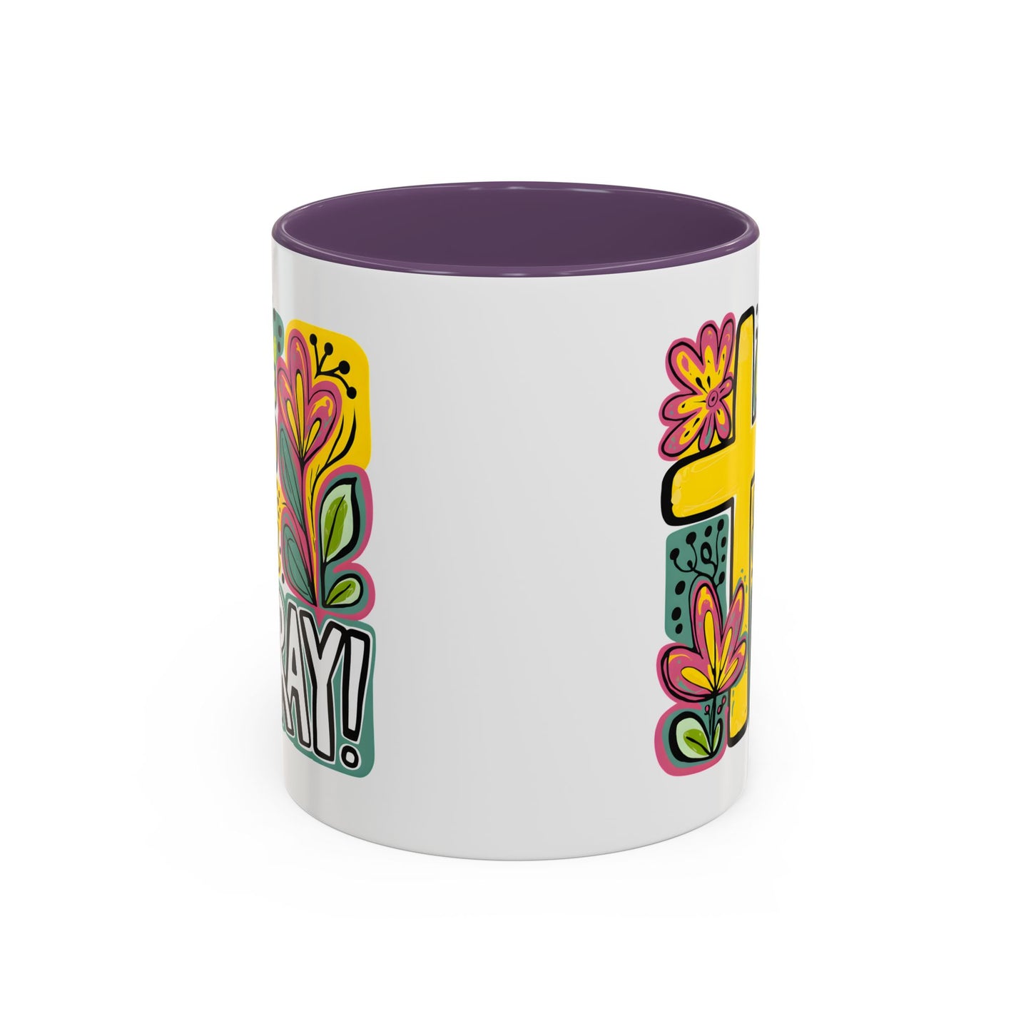 Religious Mug - Pray Cross