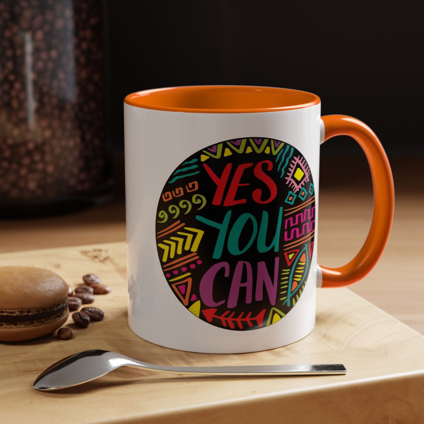 Motivation Mug - Yes You Can Badge