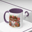 Christmas Mug - Candy Cane Lane White Text Ornaments Candy