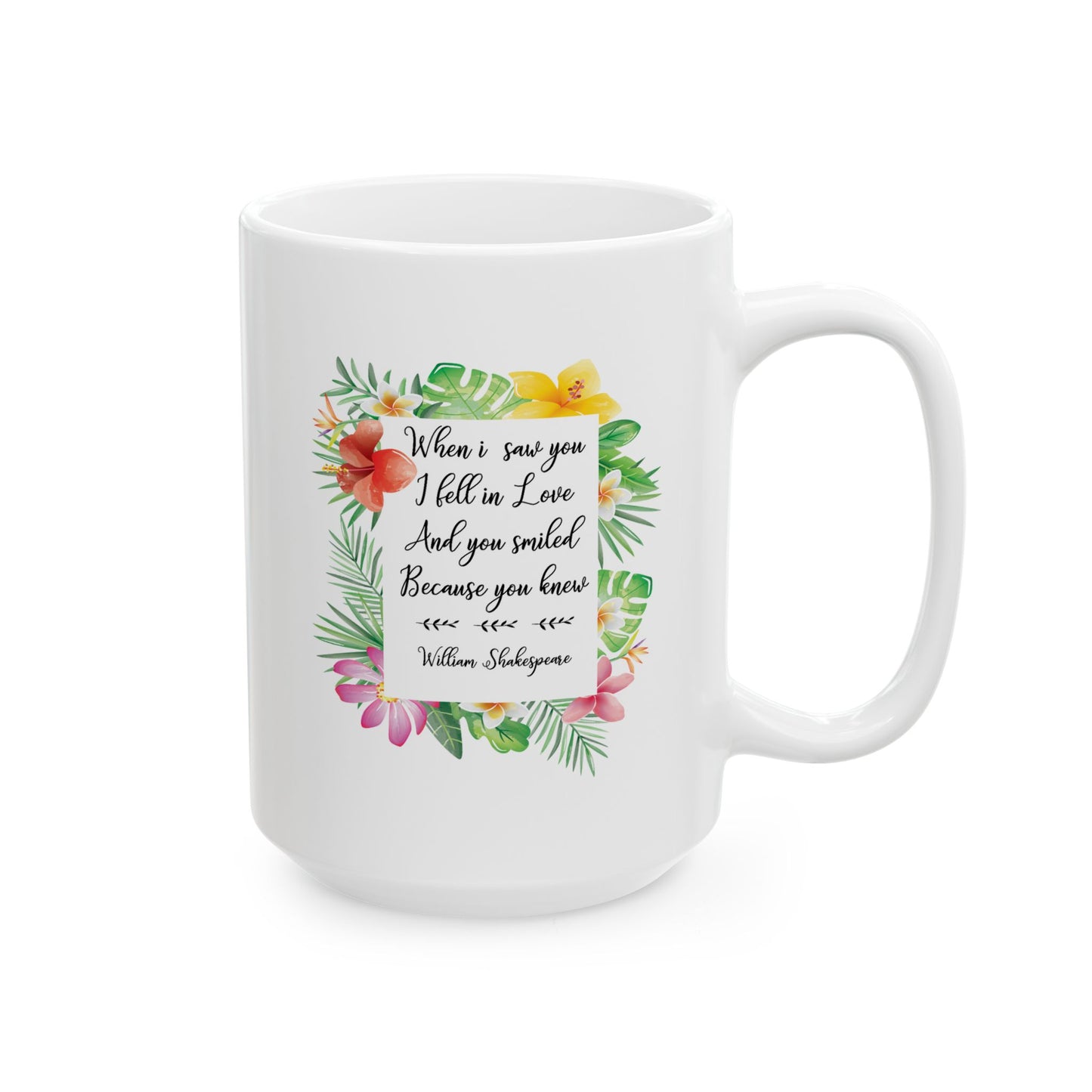 Valentine's Day Mug - When I Saw You