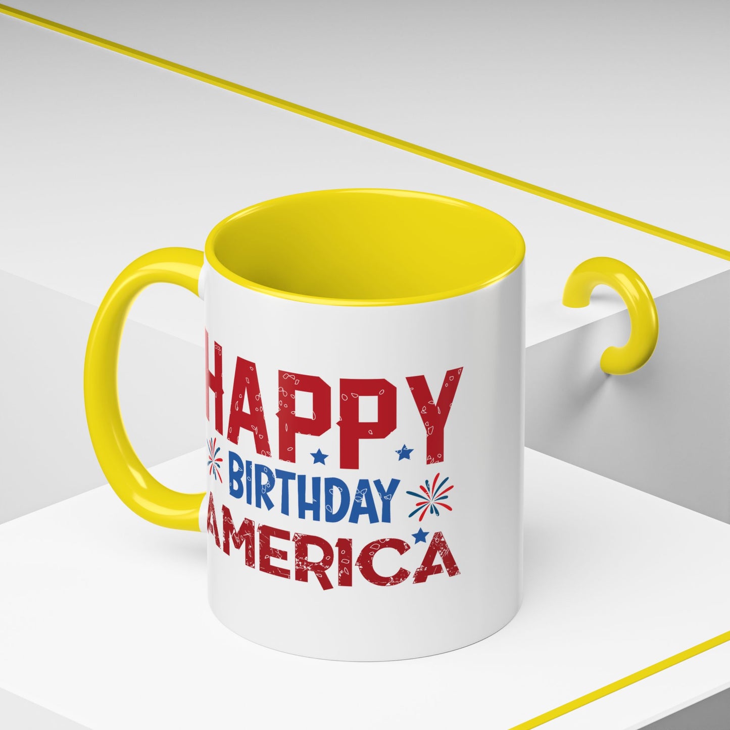 4th of July Mug - Happy Birthday America Celebrations