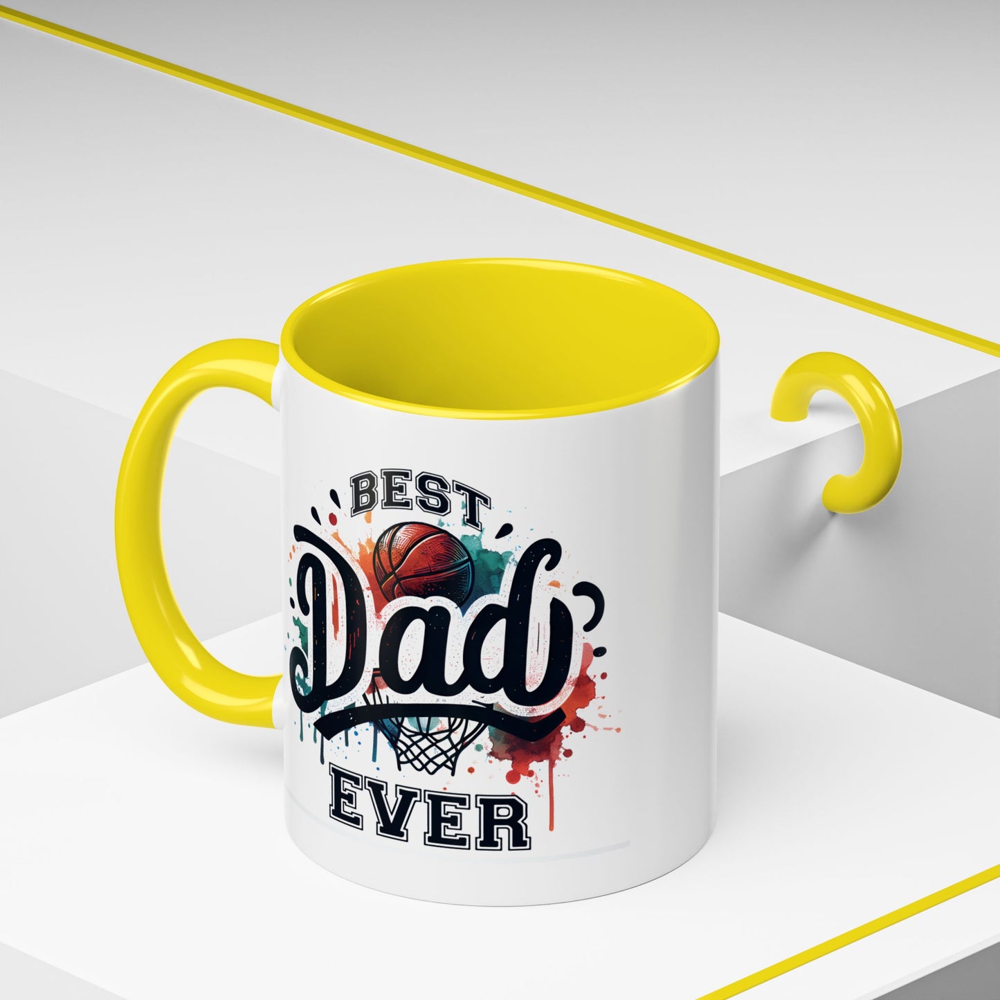 Father's Day Mug - Best Dad Ever Basketball