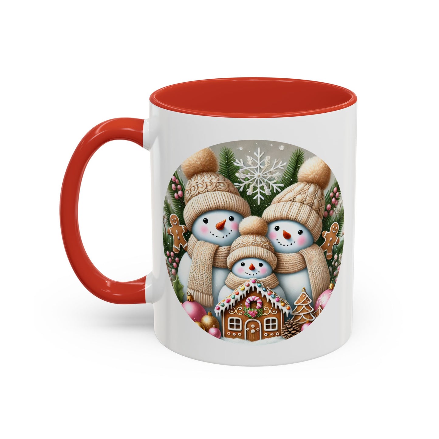 Christmas Mug - Gingerbread Snowman Family