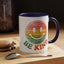 Motivation Mug - Retro Smiley Face Be Kind