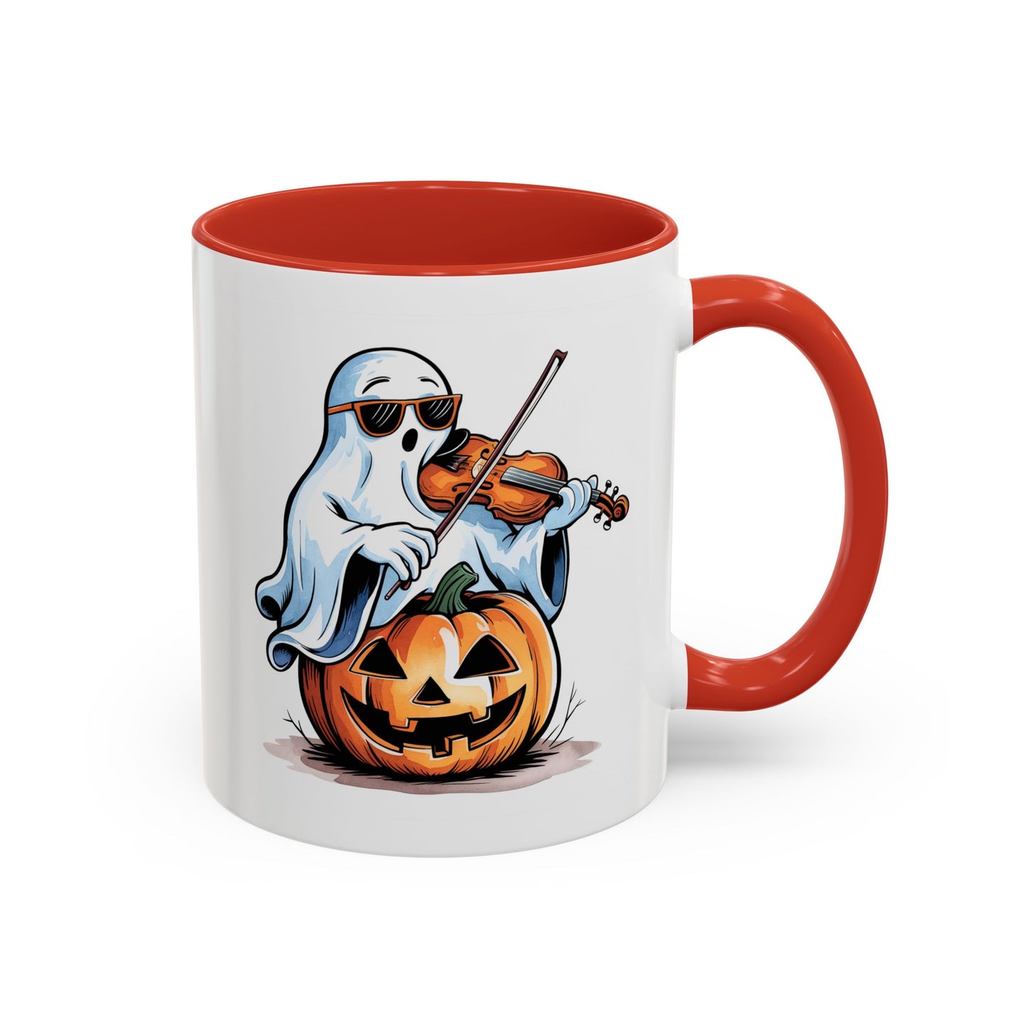 Halloween Mug - Violin Playing Ghost