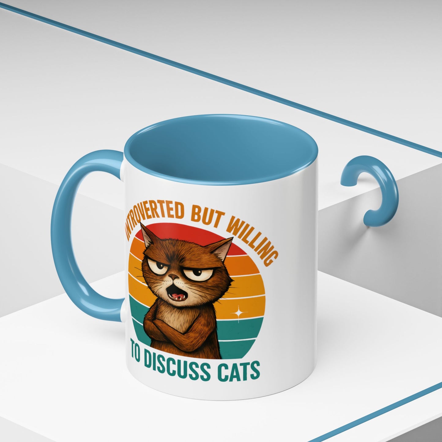 Animal Mug - Introverted But Willing To Discuss Cats