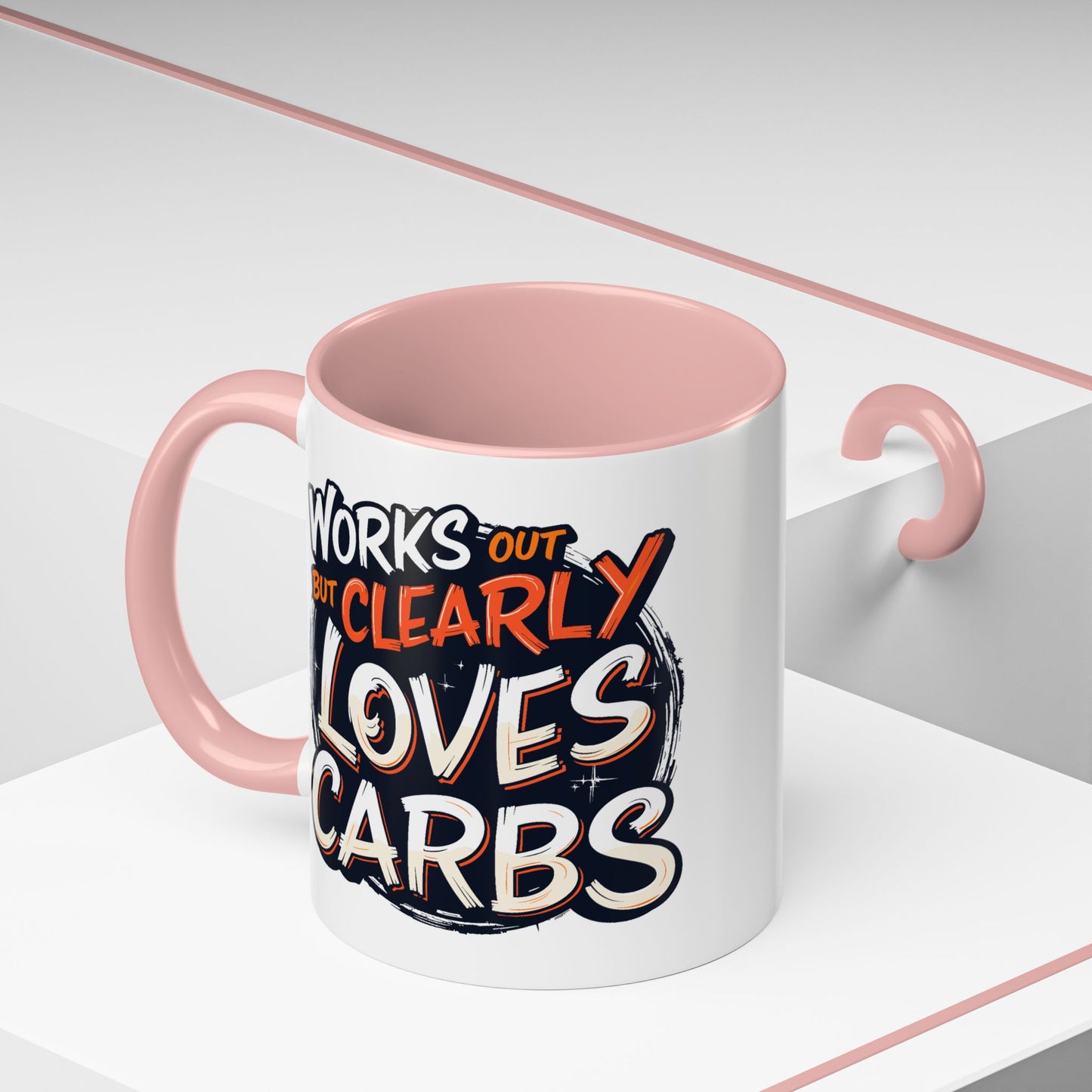 Adult Mug - Works Out But