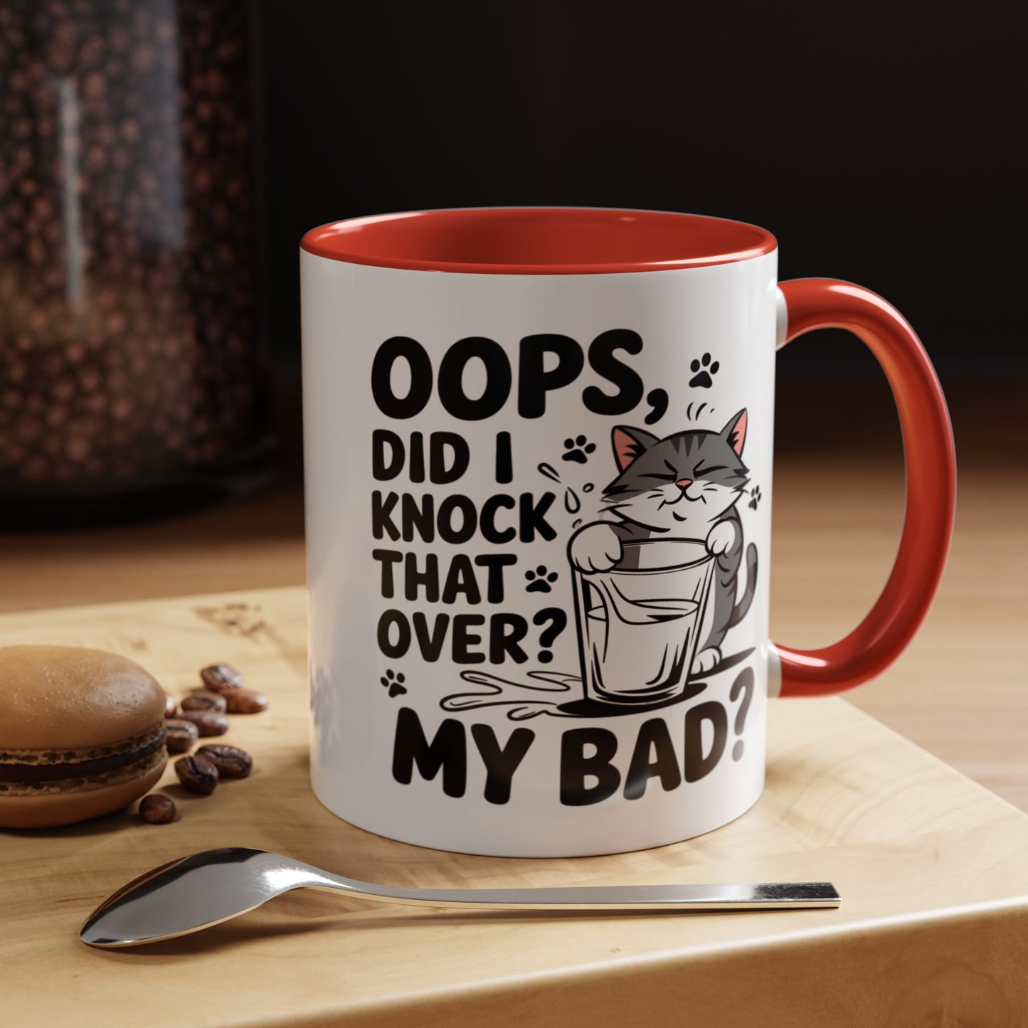 Animal Mug - Oops, Did I Knock That Over
