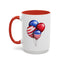 4th of July Mug - American Balloons