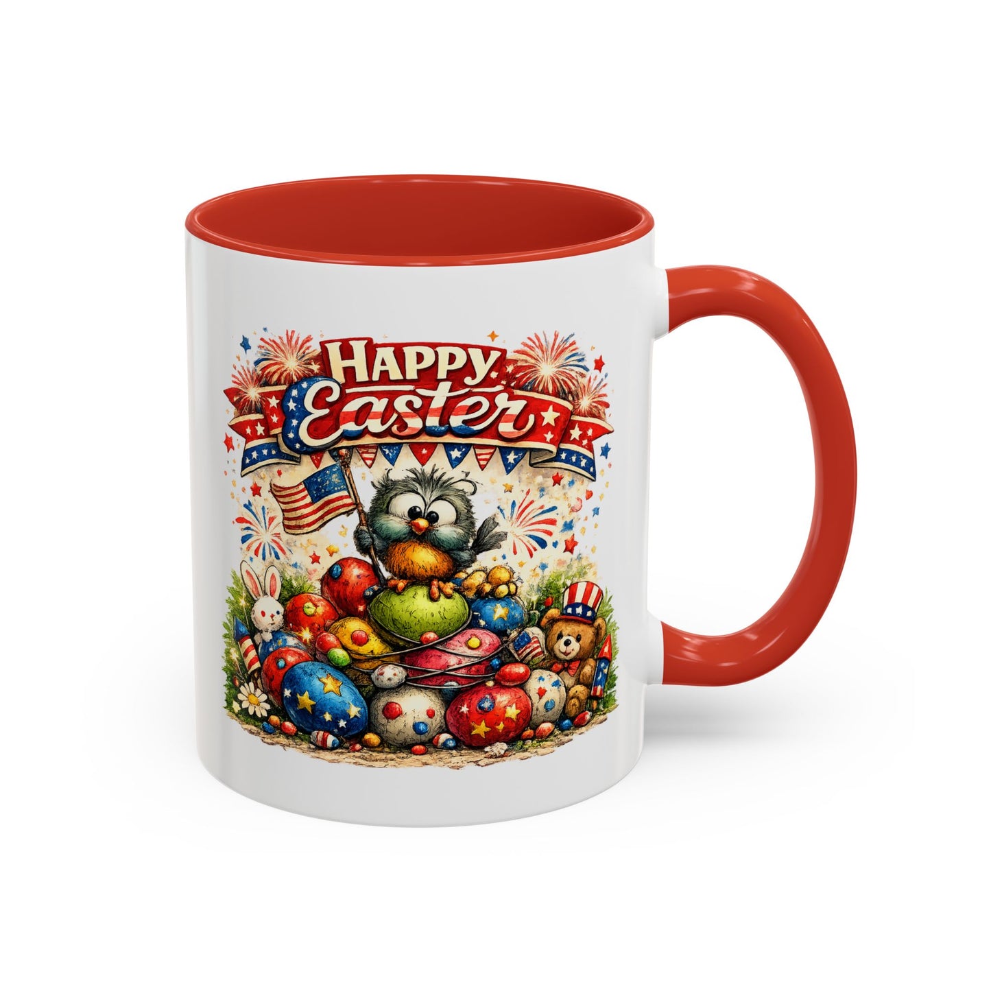 Easter Mug - Patriotic Happy Easter