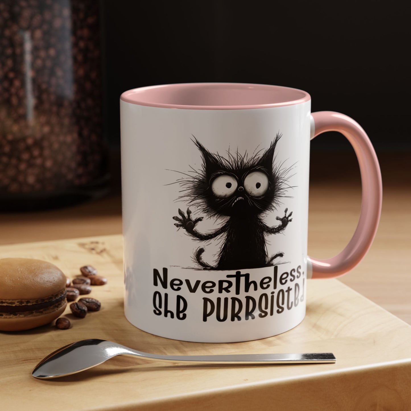 Animal Mug - Nevertheless, She Purrsisted