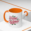 Christmas Mug - Merry Christmas Red Text Mistletoe