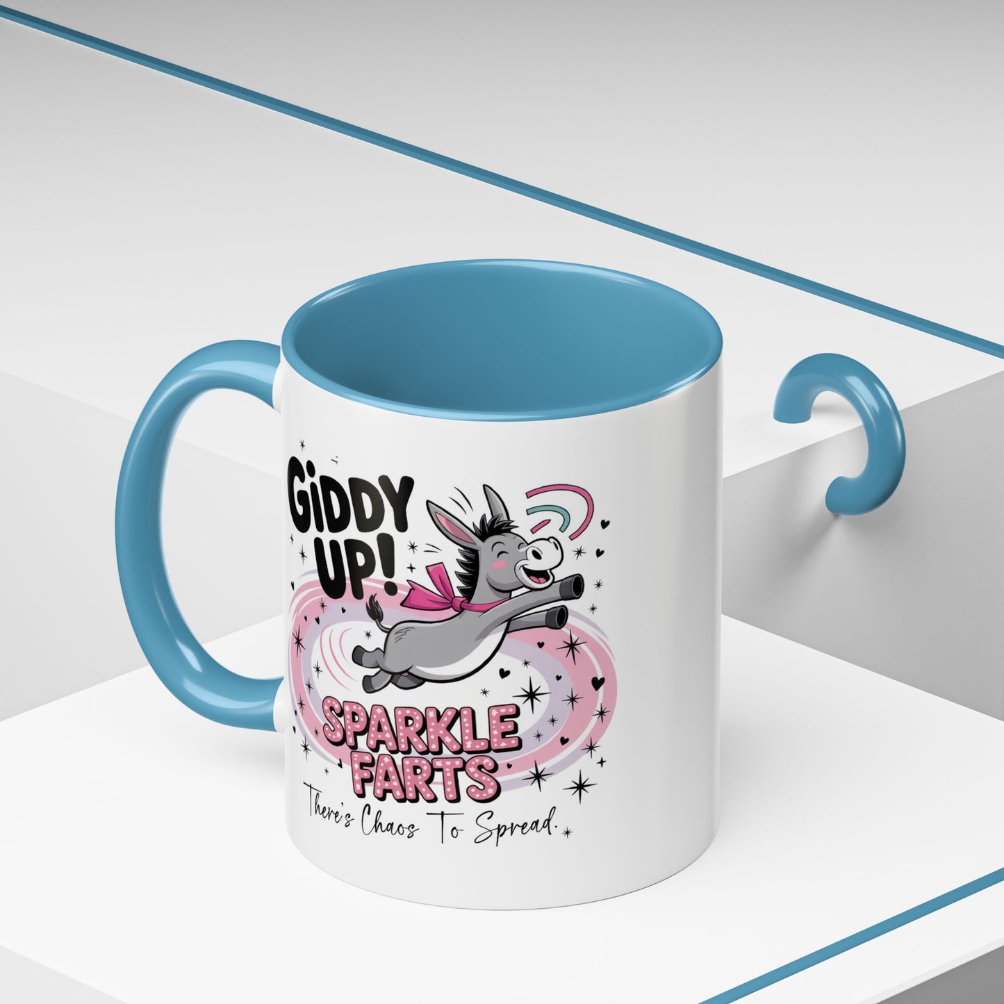 Humor Mug - Giddy Up Sparkle Farts