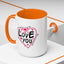 Valentine's Day Mug - Love You Heart Arrows