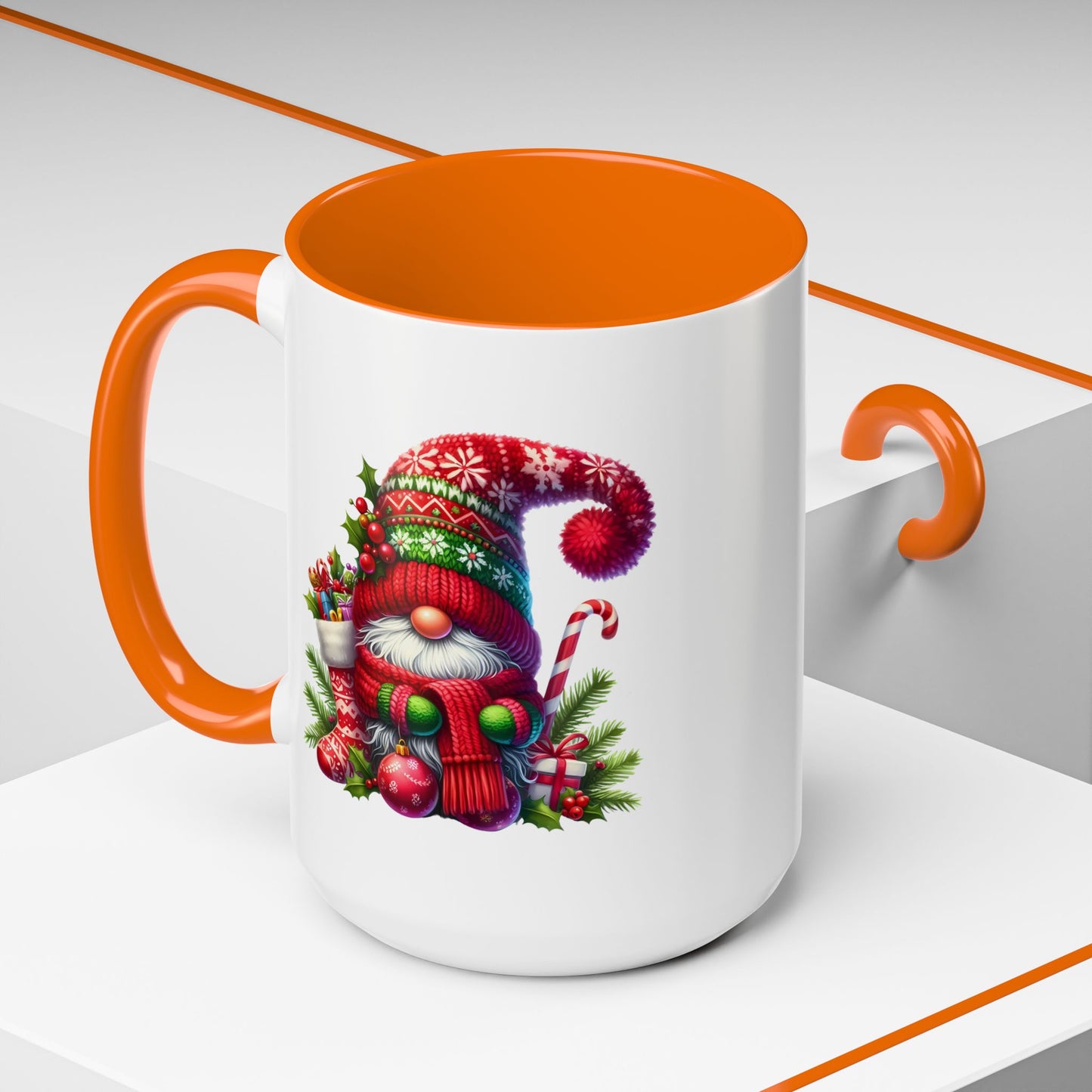 Christmas Mug - Gnome and Candy Cane