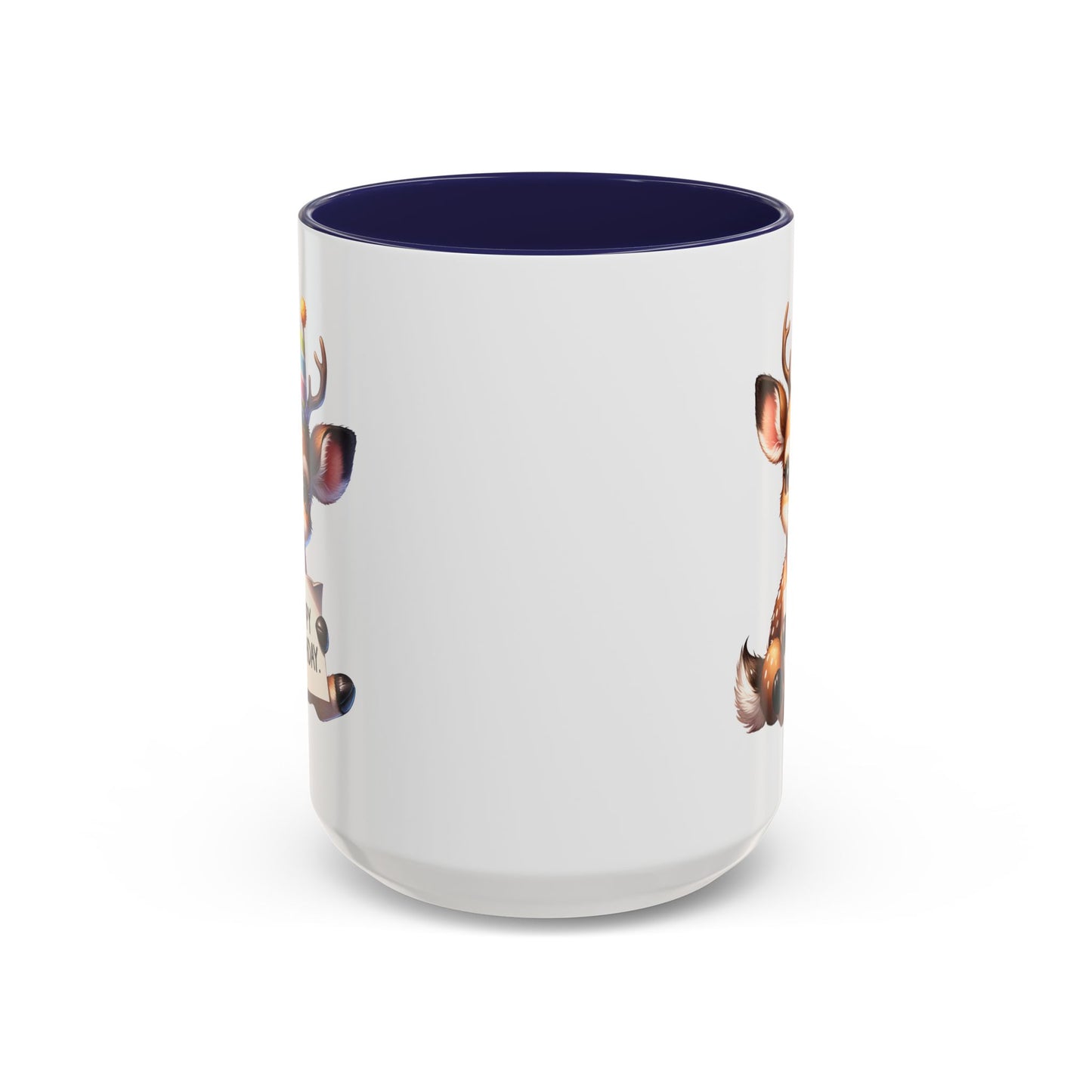 Birthday Mug - Happy Birthday Deer Clipart