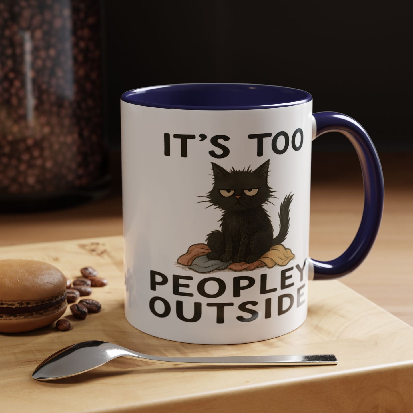 Animal Mug - It's Too Peopley Outside