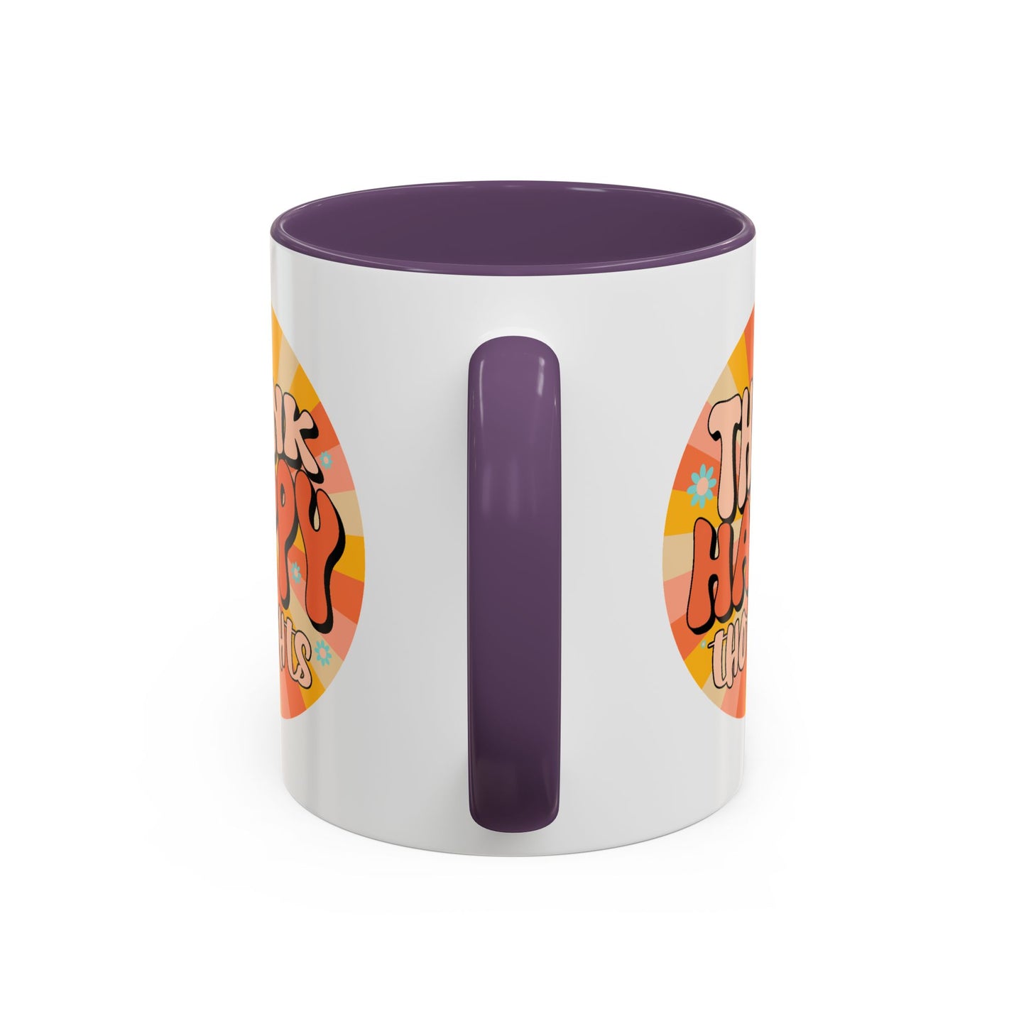 Wellness Mug - Think Happy Thoughts Hippie