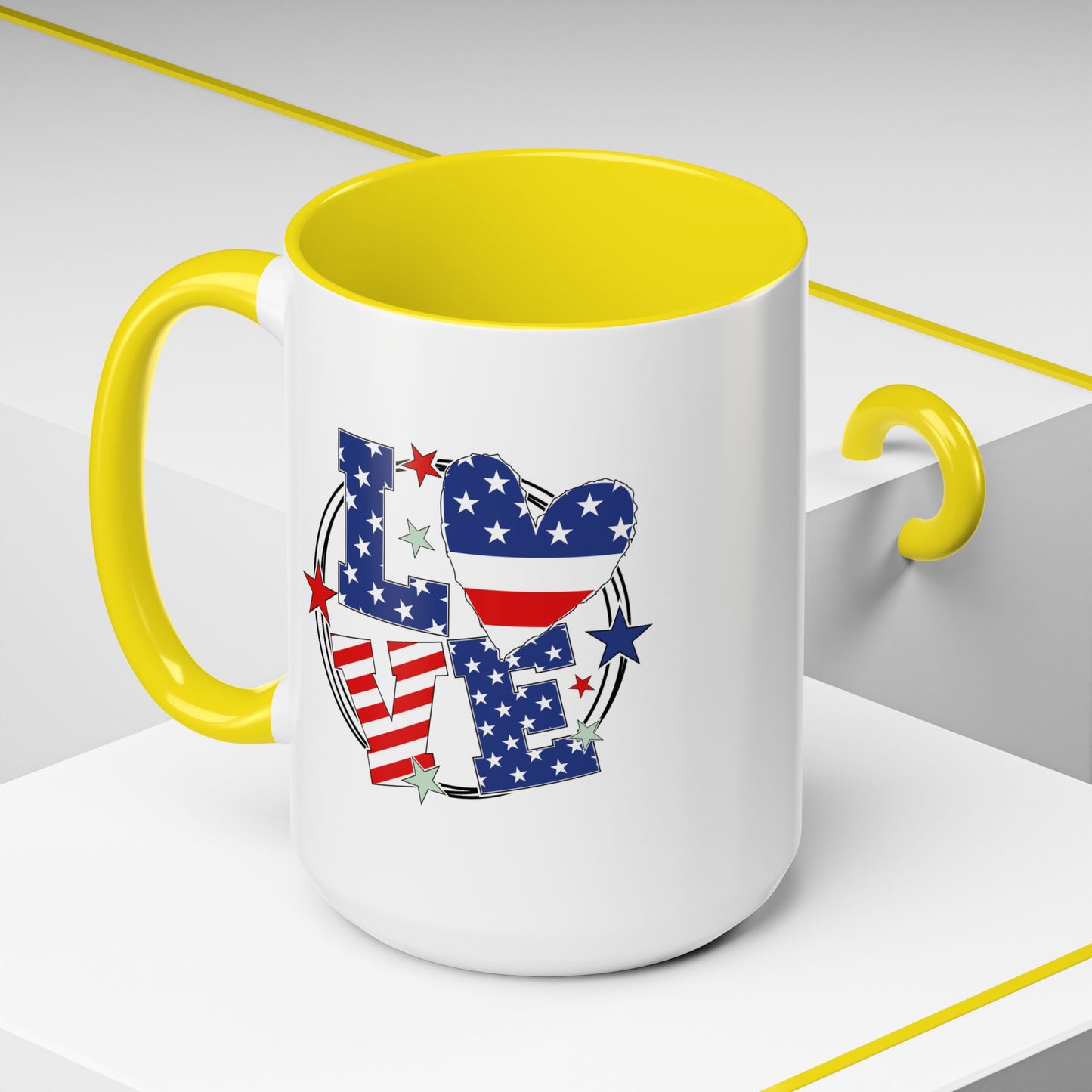 4th of July Mug - Love 4th of July