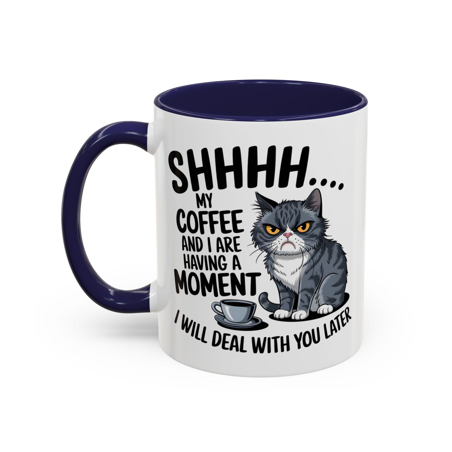 Animal Mug - Shhhh My Coffee and I