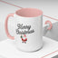 Christmas Mug - Merry Christmas Black Text Santa Present