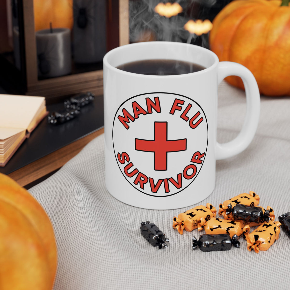 Humor Mug - Man Flu Survivor