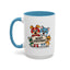 Christmas Mug - Merry Christmas Black Text Mouse Dog Cat Bird